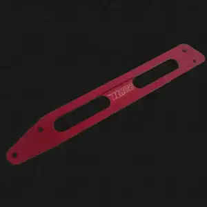 Aluminum karting steering plate relevant to QRC Karts racing parts.