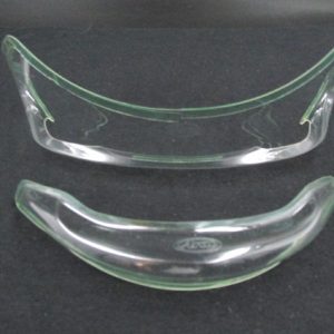 QRC Karts transparent safety glasses and goggles for kart racing.