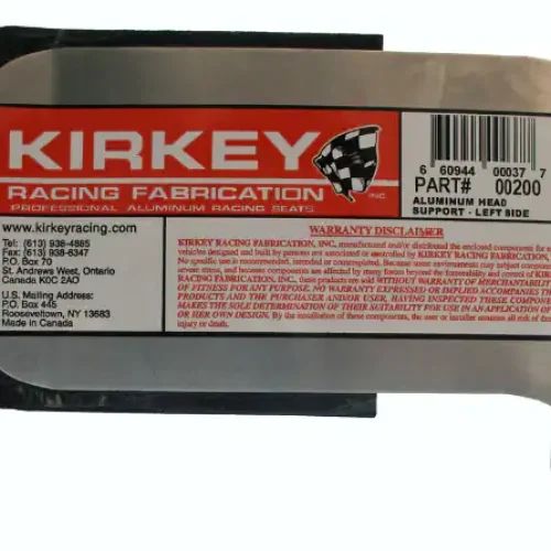 Head Rest for QRC Karts, Left Side.