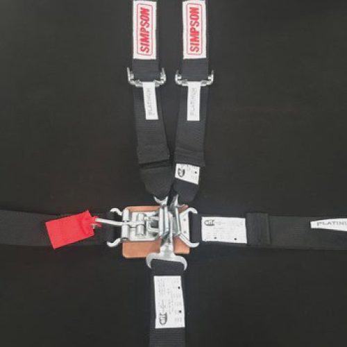 Simpson 2-inch latch and link aluminum adjusters for kart safety and customization.