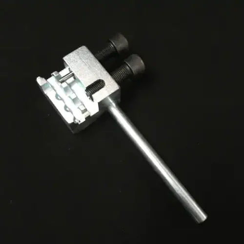 Engine mounting tool for QRC Karts racing engines.