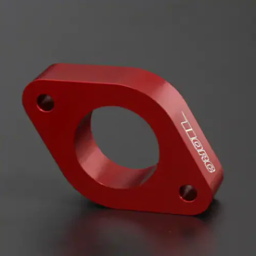 Aluminum Karts Part, high-performance red metal racing component for QRC Karts.