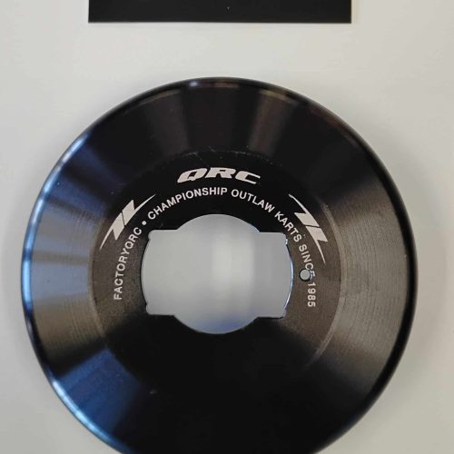 QRC Karts racing clutch plate for championship kart racing.