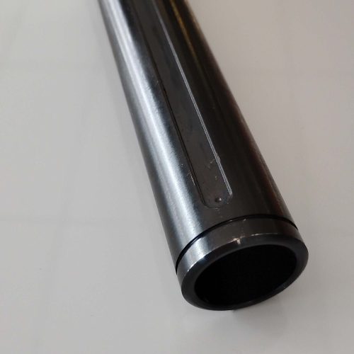 Axle steel tube with black oxide finish, 1-1/4" outer diameter, 0.120" thickness, ideal for go-kart.