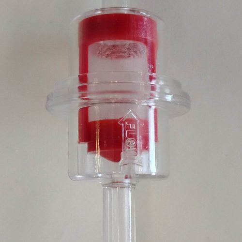 Walbro fuel filter for QRC Karts, high-performance engine part.
