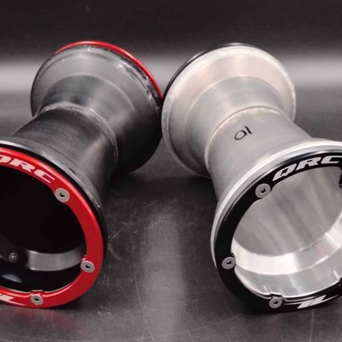 Beadlock wheel for racing karts, featuring durable construction and secure fit. Ideal for high-perfo.