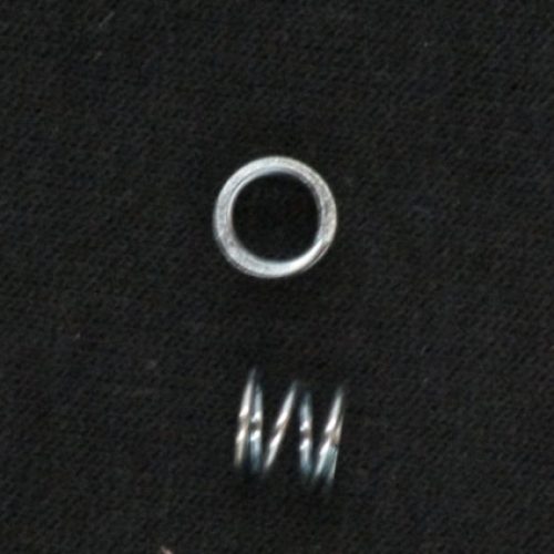 O-ring and small metal spring for QRC Karts mechanical parts.