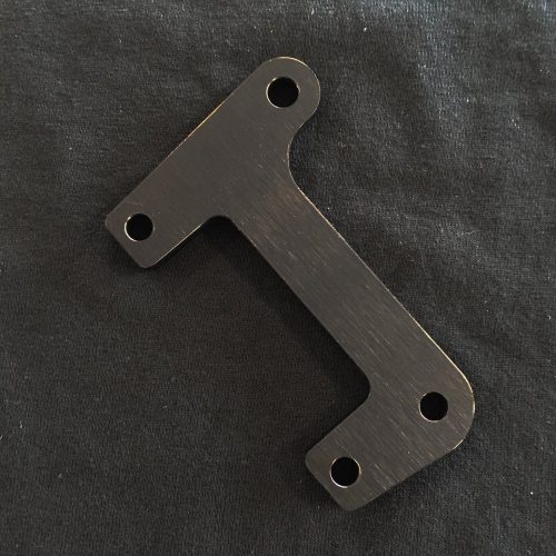 Metal bracket for QRC racing karts and go-kart accessories.