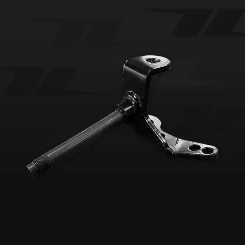Spindle Left for QRC Karts, essential for steering and suspension. High-quality, durable part for op.