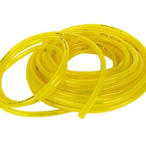 Fuel line hose for kart racing, 1/4 inch inner diameter and 3/8 inch outer diameter.