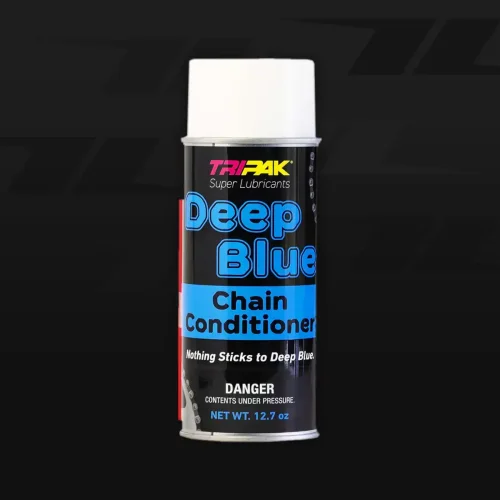 Deep Blue Chain Conditioner for go-kart chains and RC vehicle maintenance.