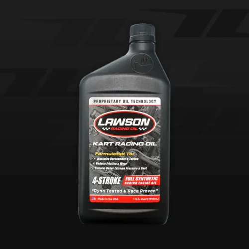 High-performance kart racing oil for optimal engine power and durability.